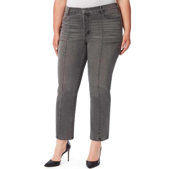 Jessica Simpson Bootcut Button Fly Jeans Size 32 Flirt Straight Crop Ankle Flare - Picture 1 of 15